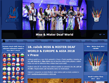 Tablet Screenshot of missdeafworld2011-2020.com
